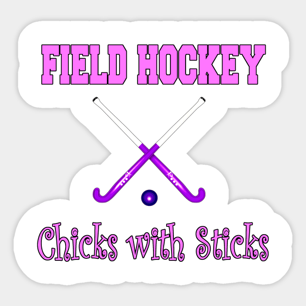 Field Hockey - Chicks with Sticks Sticker by Naves